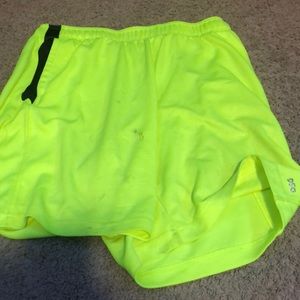 Lime green shorts